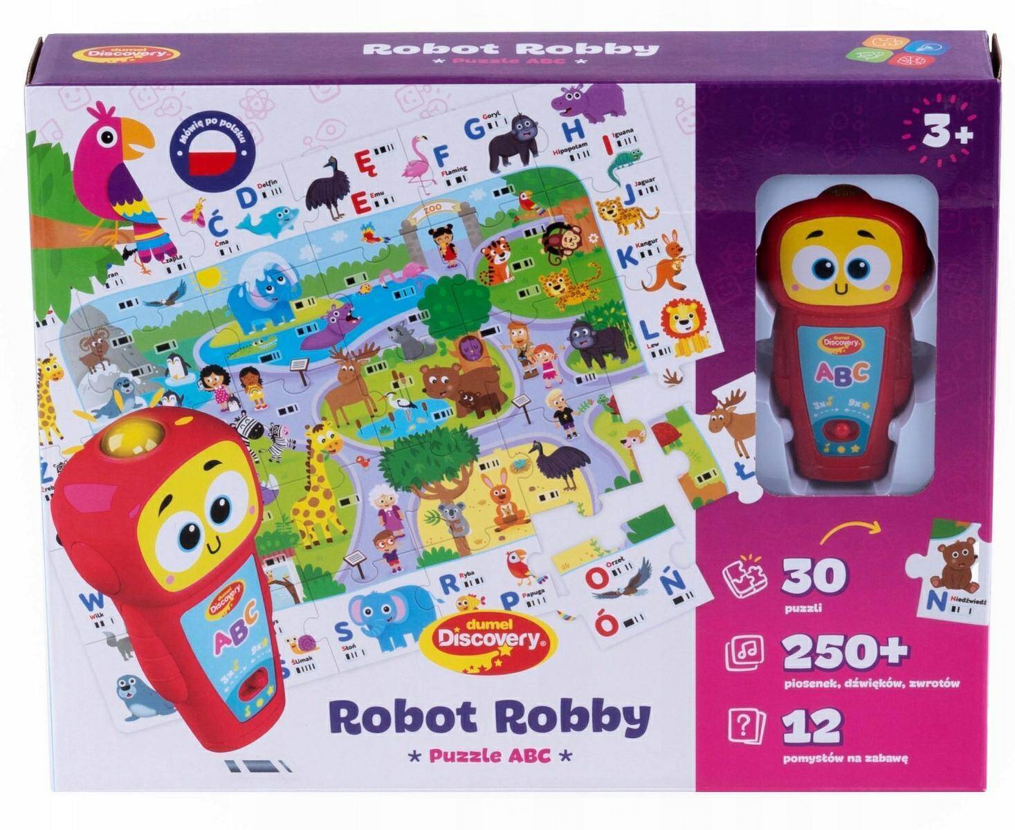 DUMEL robot Robby puzzle abc DD82689