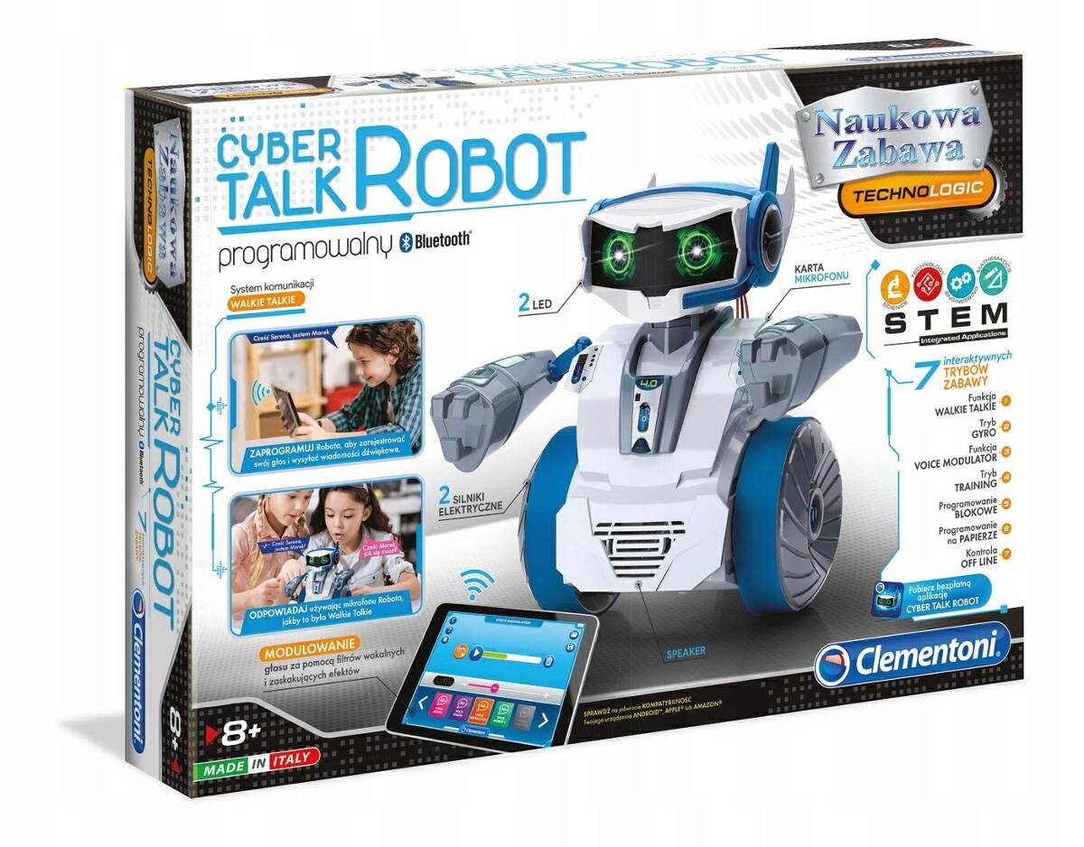 CLEMENTONI mówiący Cyber Robot 50122