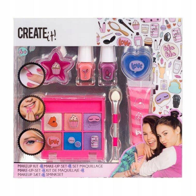 CREATE IT! zestaw make-up róż/fiolet