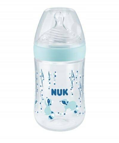 NUK butelka Nature Sense 260ml mix kolor