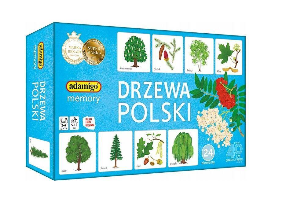 ADAMIGO drzewa polski gra memory