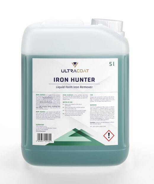 ULTRACOAT Iron Hunter 5l Zabrudzenia Metaliczne Płynna Konsystencja Neutralne pH