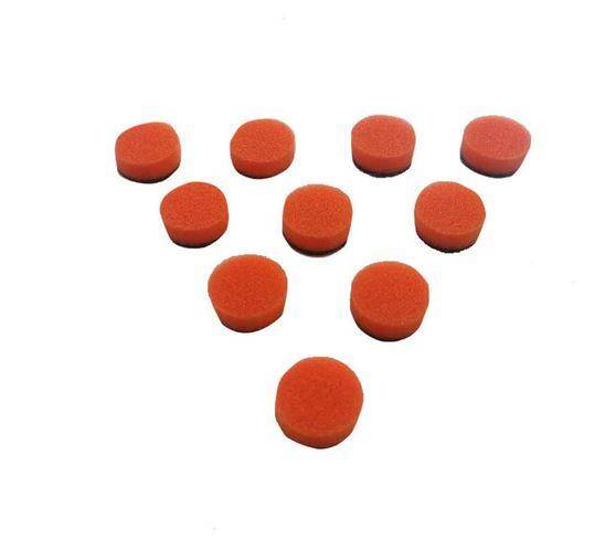 ZviZZer Mini Pad Orange 25x9mm Gąbka Polerska Średnoej Twardości 10szt