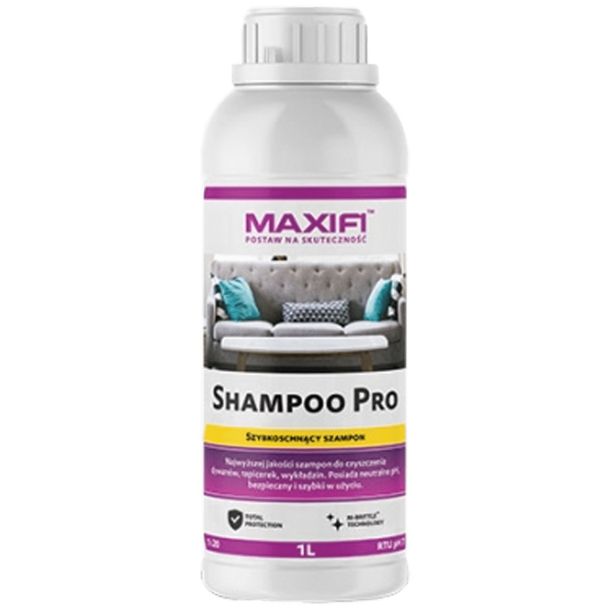 MAXIFI Shampoo Pro 1l Szampon do Dywanów Wykładzin i Tapicerek