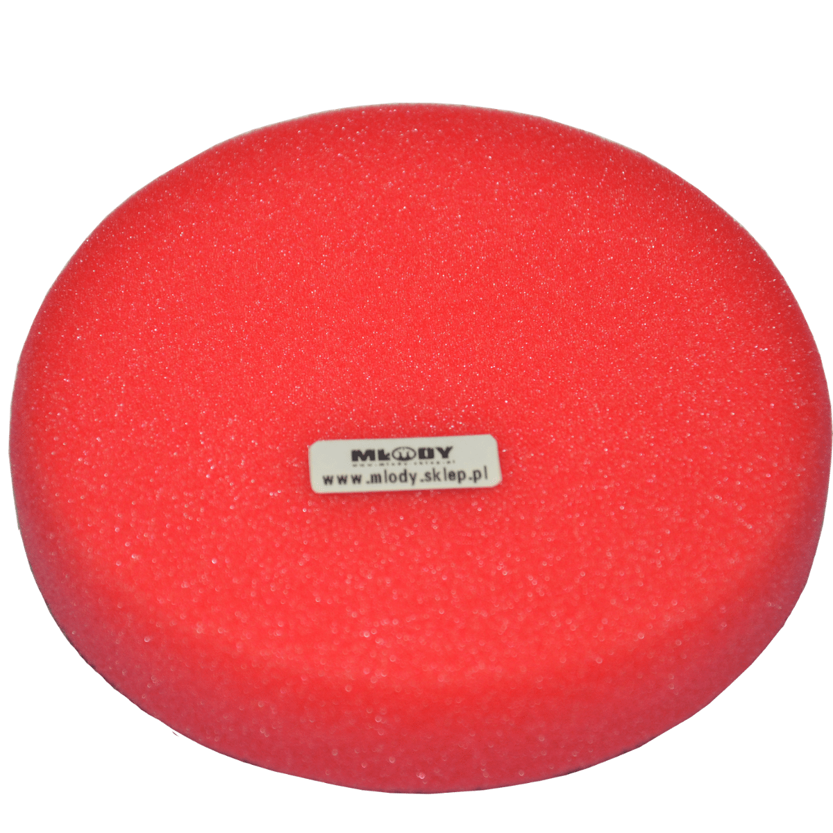 NAT Gąbka Polerska Gładka 165x25mm Czerwona na Rzep