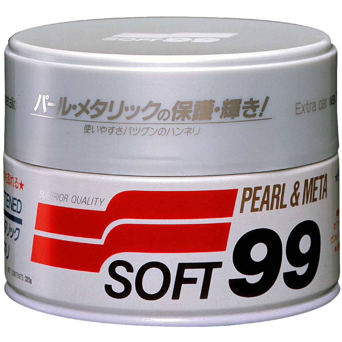 SOFT99 Pearl & Metallic Soft Wax 320g Wosk do Jasnych Lakierów Metalicznych i Perłowych