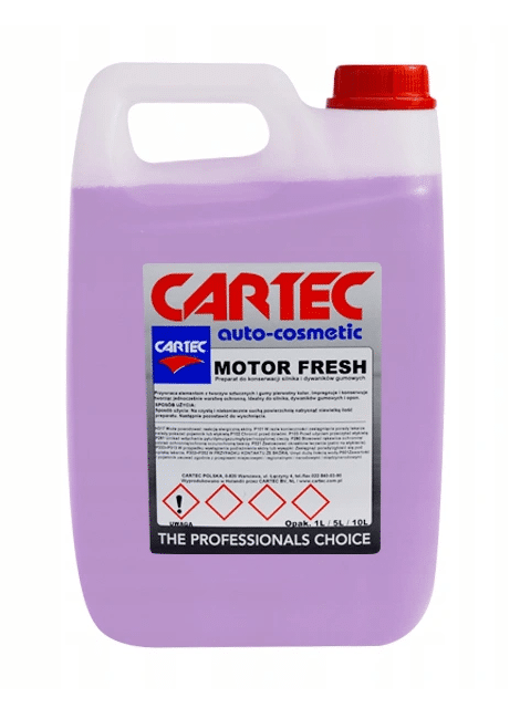 CARTEC Motor Fresh 5l Preparat do Konserwacji Silnika, Tworzyw Sztucznych oraz Gumy