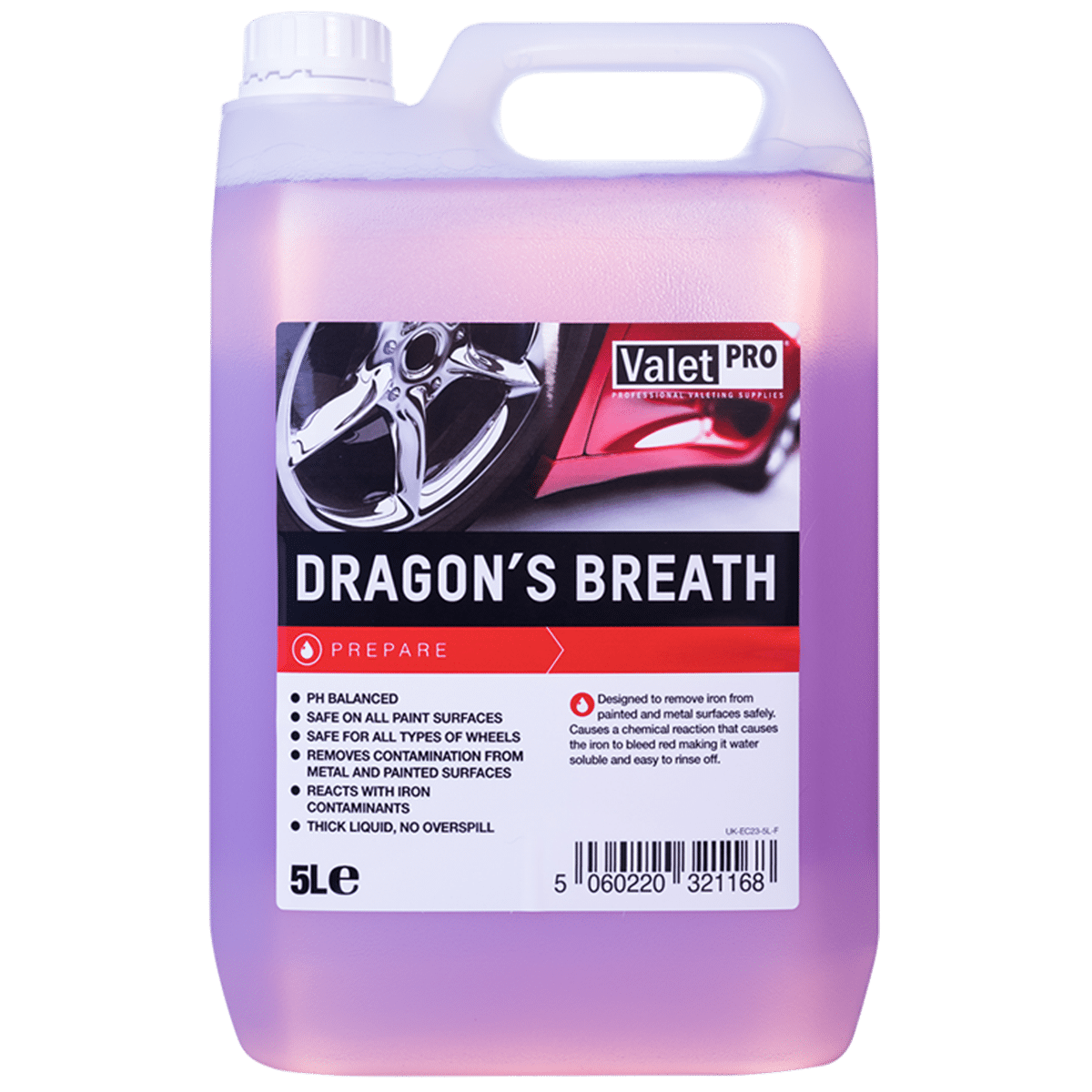 ValetPRO Dragons Breath 5l Efekt Krwawiącej Felgi