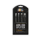 ADBL USB Splitter Ośmiorniczka USB z Gniazdkami USB-C , Micro-USB oraz I-Phone.