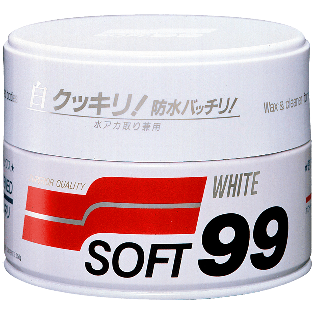SOFT99 White Soft Wax 350g Wosk do Białych i Jasnych Lakierów Niemetalicznych