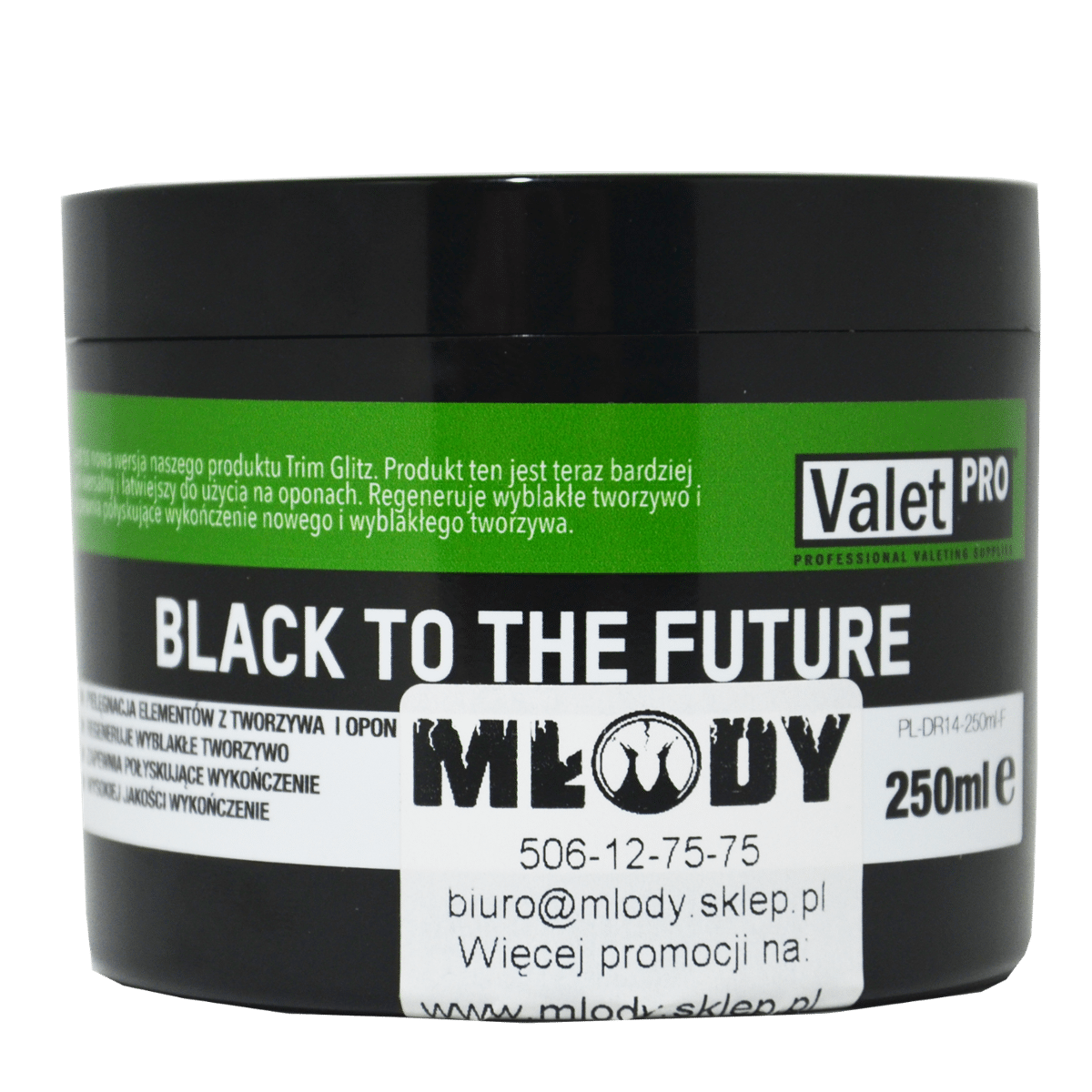 ValetPRO Black to The Future 250ml Dressing do Plastików i Opon