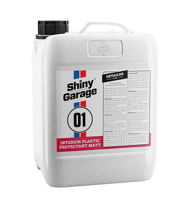 SHINY GARAGE Interior Plastic Protectant Matt 5l Dressing do Wnętrza o Matowym Wykończeniu