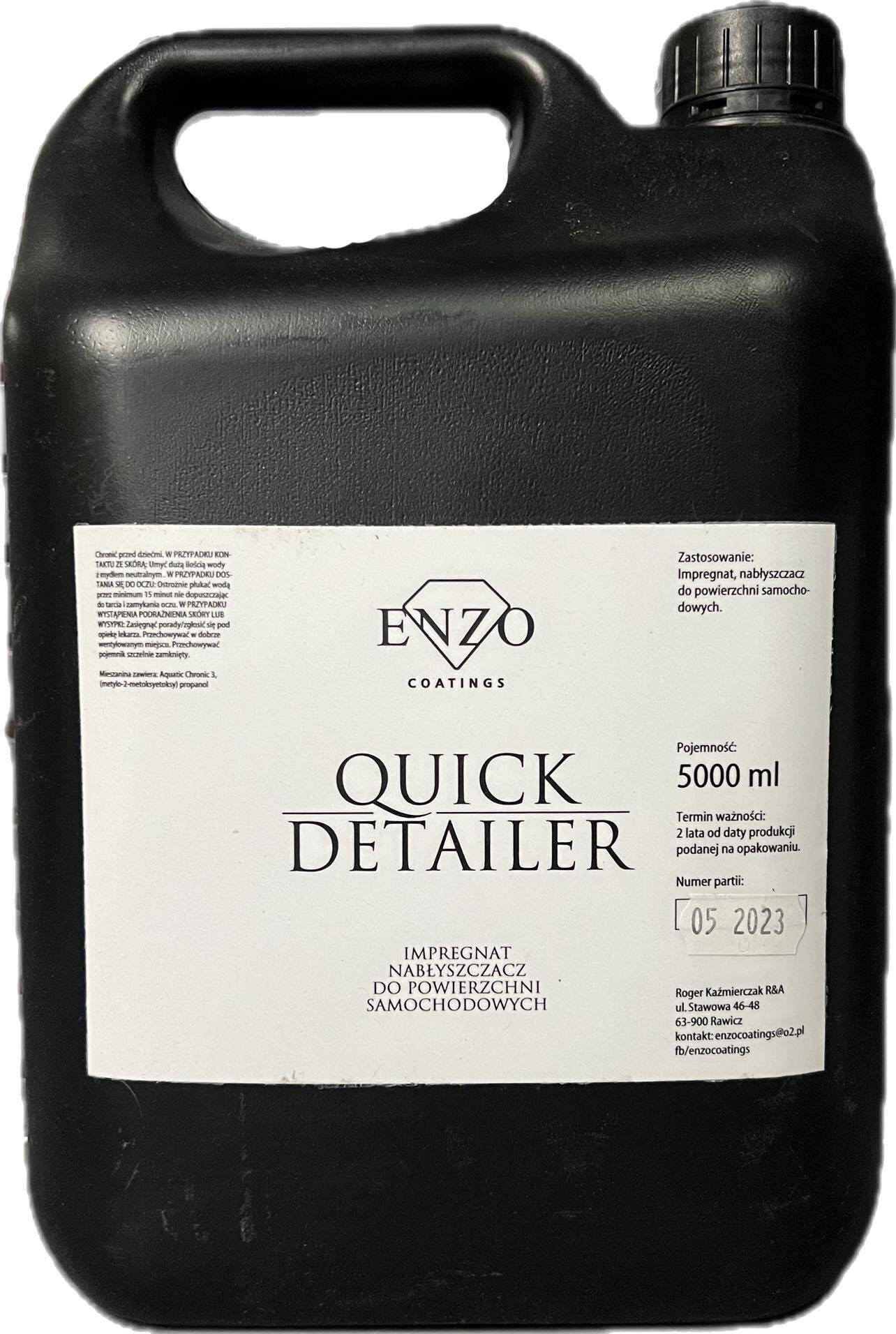 ENZO Coatings Quick Detailer 5l