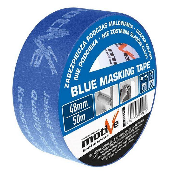 MOTIVE Blue Masking Tape 48mmx50m Taśma Maskująca