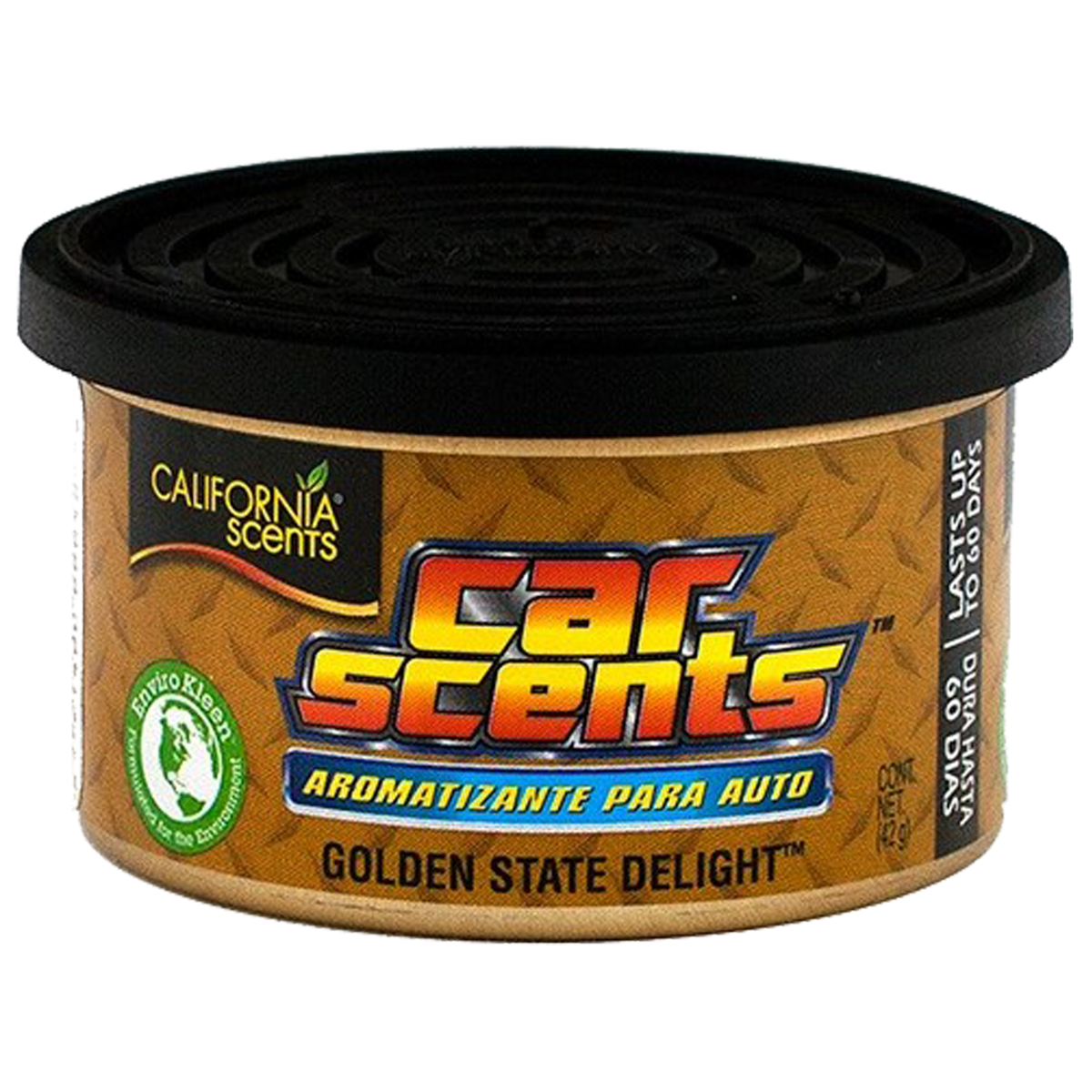 CALIFORNIA SCENTS Car Scents Golden State Delight 42g Odświeżacz Powietrza Zapach Gumy Balonowej Owocowej