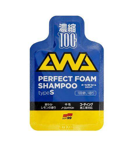 SOFT99 Perfect Foam Shampoo Type S 30 Saszetek Szamponu