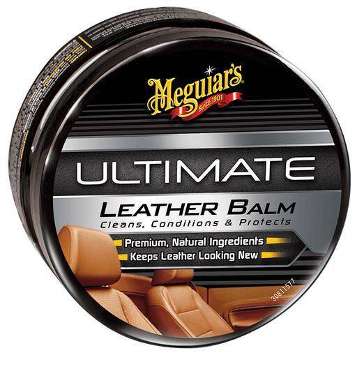 Meguiars Ultimate Leather Balm 160g Środek do Czyszczenia i Pielęgnacji Skórzanej Tapicerki + Aplikator Gratis