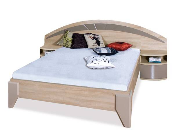 DOME DL2-1 łóżko  sonoma + cappucino