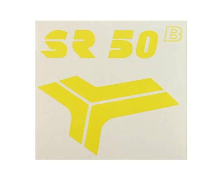 Naklejka SR 50- żółta