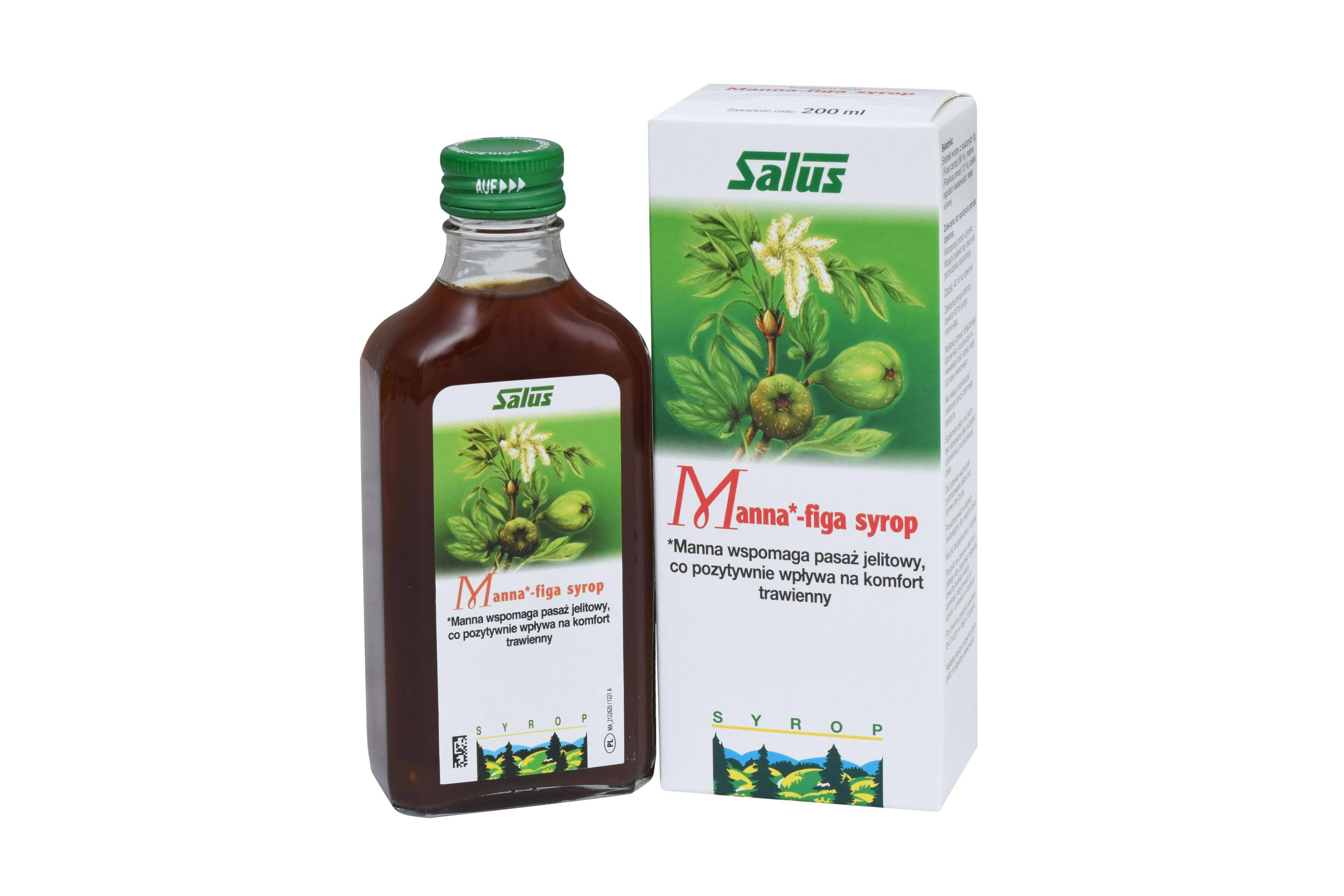 MANNA-FIGA SYROP 200 ml SALUS