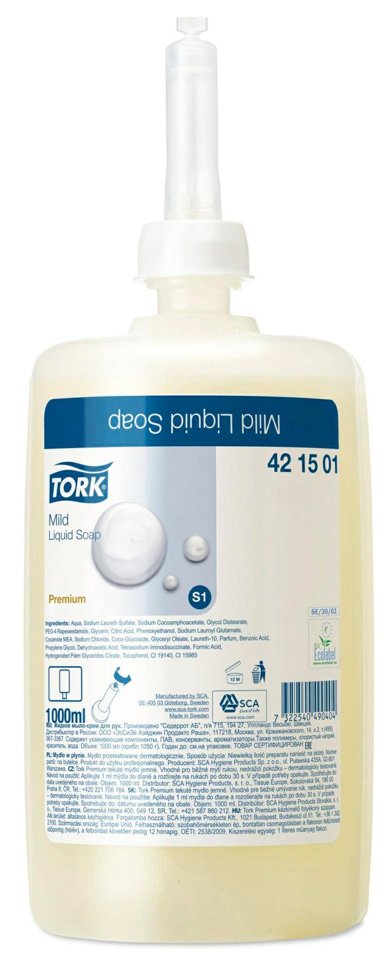 TORK mydło w płynie 1L Premium S1 (k/6)
