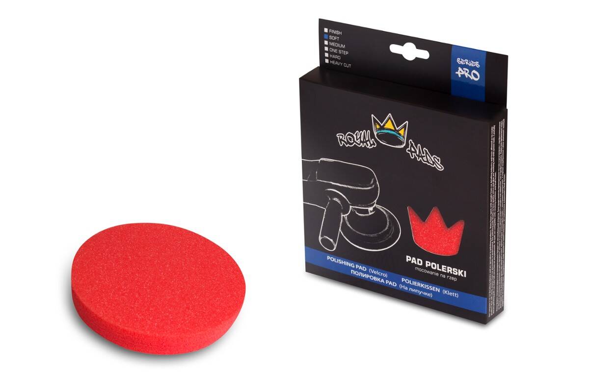 ROYAL PADS-PRO Soft Pad (red) 150 mm