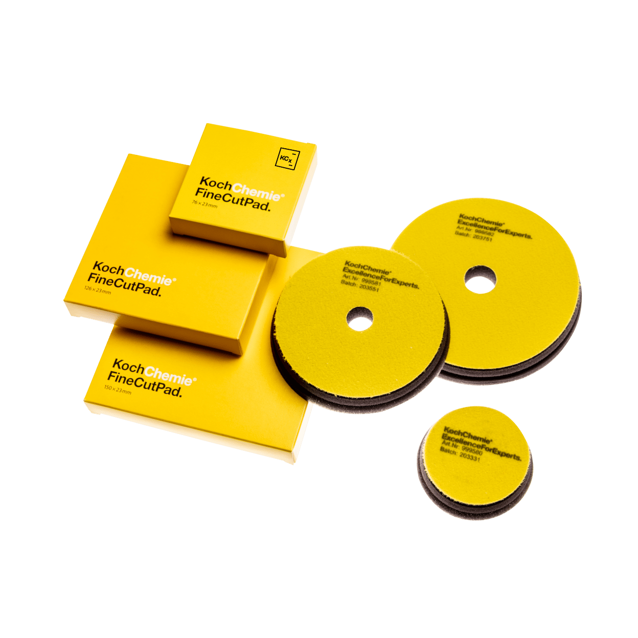 KOCHCHEMIE Gąbka Fine Cut żółta 76x23mm
