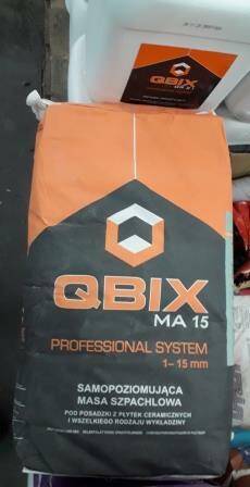 Masa QBIX MA 15 samopoziomująca 25kg/op.