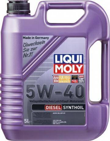 Liqui Moly Diesel Synthoil 5W40 5L