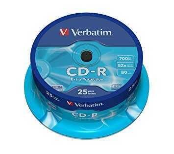 Verbatim CD-R 700MB cake 25 