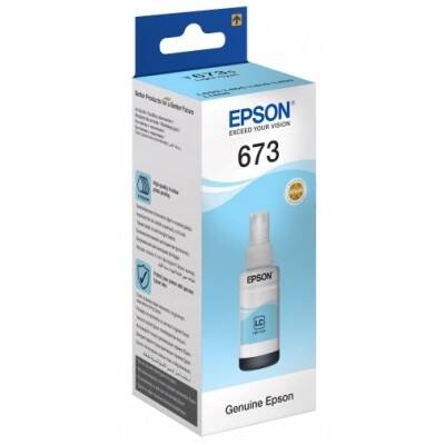Tusz Epson 673 light cyan C13T67354A