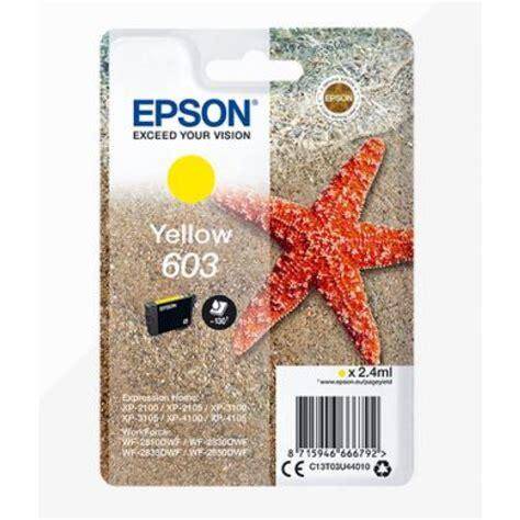 Tusz EPSON 603 - yellow  C13T03U44010