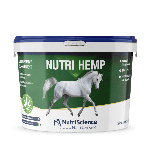 NutriScience Nutri Hemp 1,2kg - suplement wyciszający dla koni