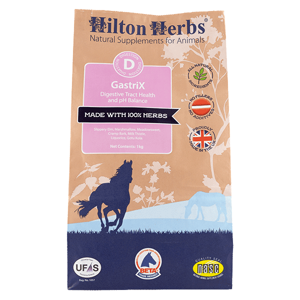 Hilton Herbs Gastrix 1kg - suplement dla koni wspierający układ pokarmowy