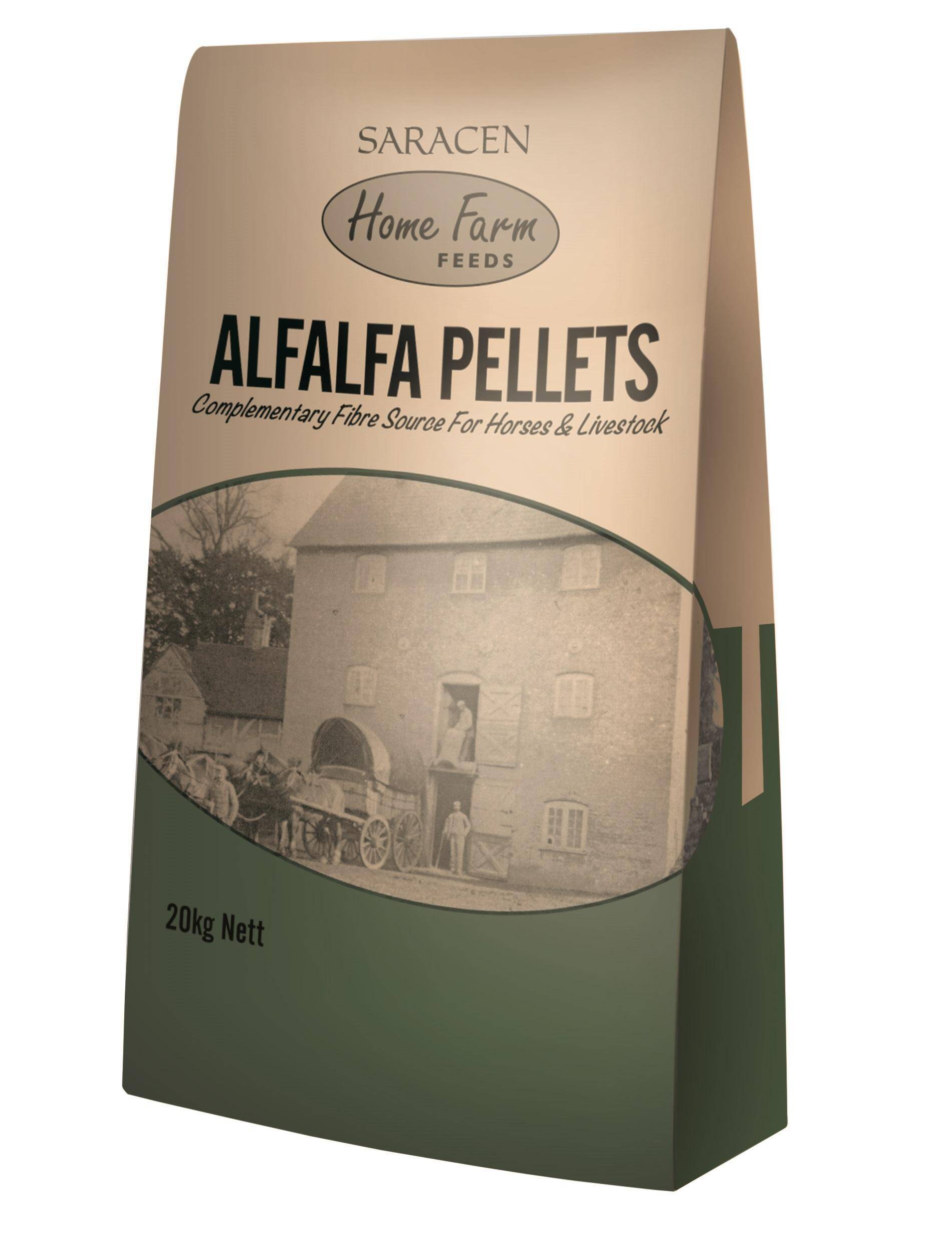 Saracen Alfalfa Pellets 20kg - granulowana lucerna dla koni