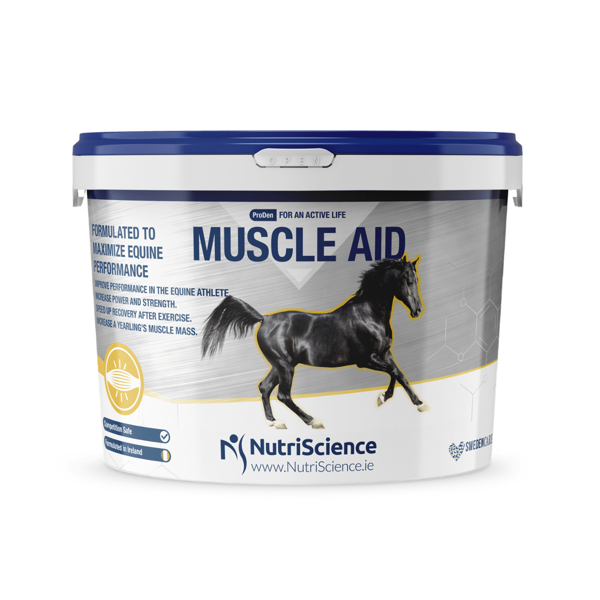 NutriScience Muscle Aid 1,5 kg - suplement wspierający budowe masy mieśniowej