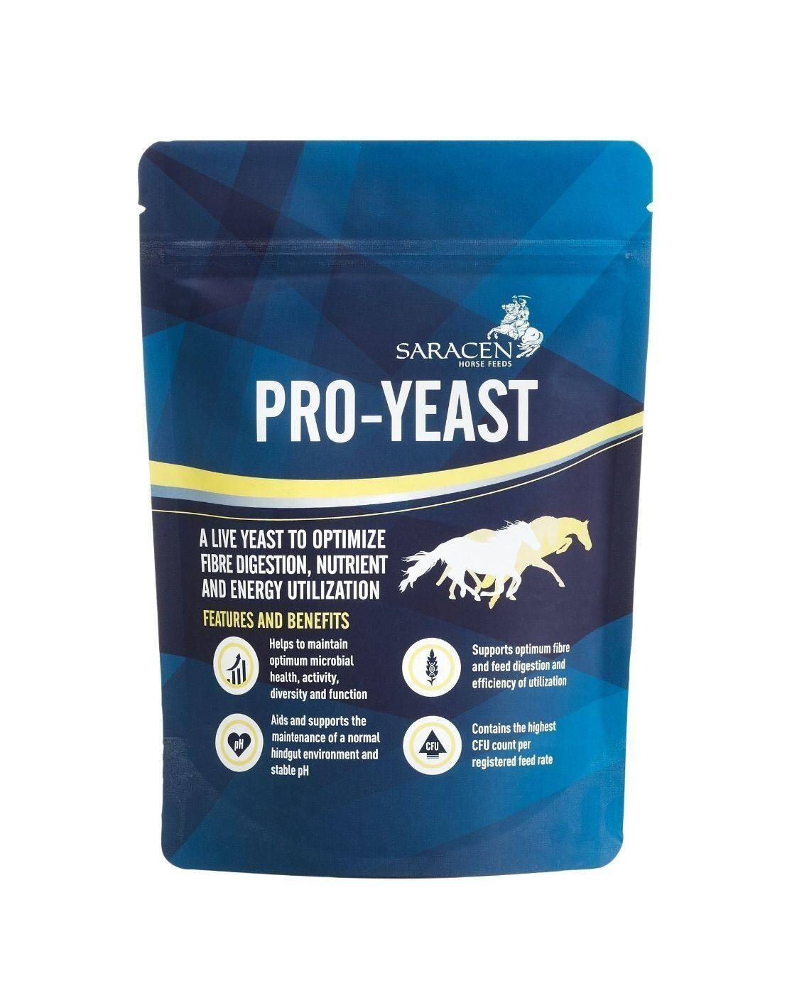 Saracen Pro- Yeast 1kg - suplement dla koni wspierający prace układu pokarmowego