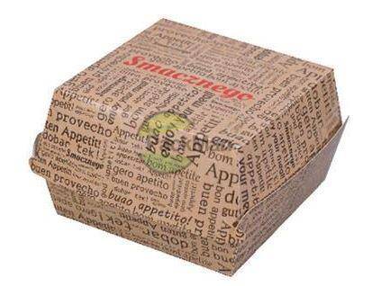 Pudełko hamburger box smacznego xl