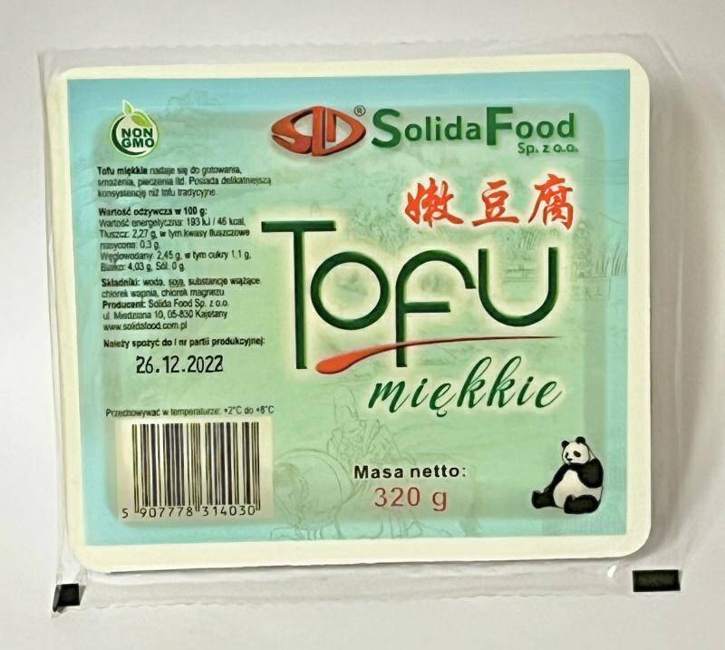 Tofu świeże  SOLIDA niebieski 320G X30