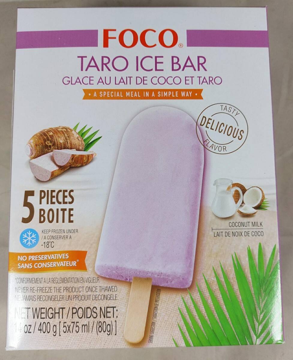 FOCO Lody o smaku Taro 80g 30szt./karton