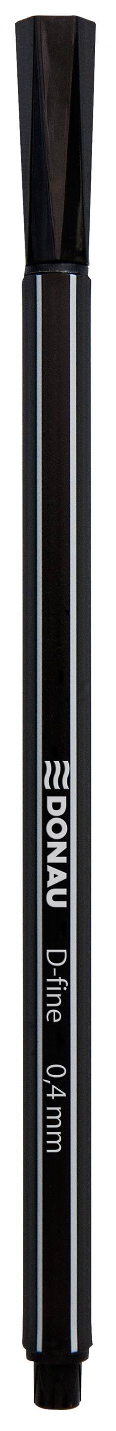 Cienkopis DONAU D-Fine  0 4 mm  czarny