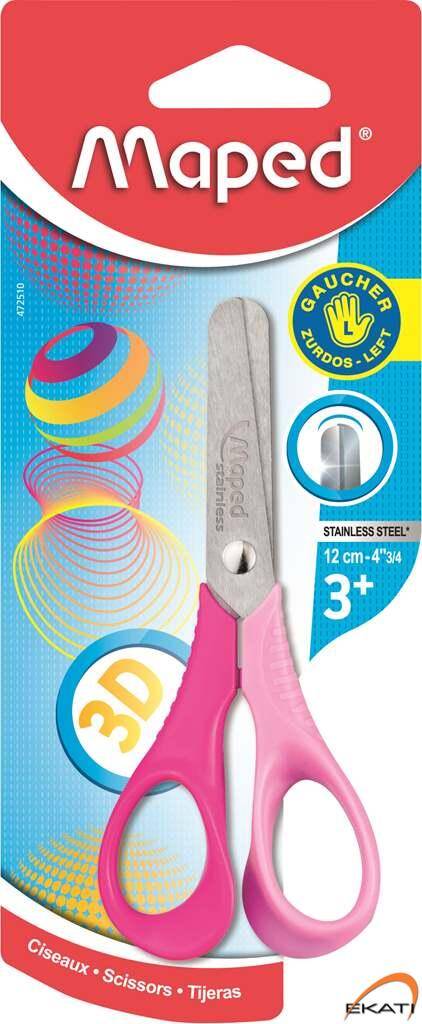 Nożyczki szkolne Vivo 3D 12cm dla