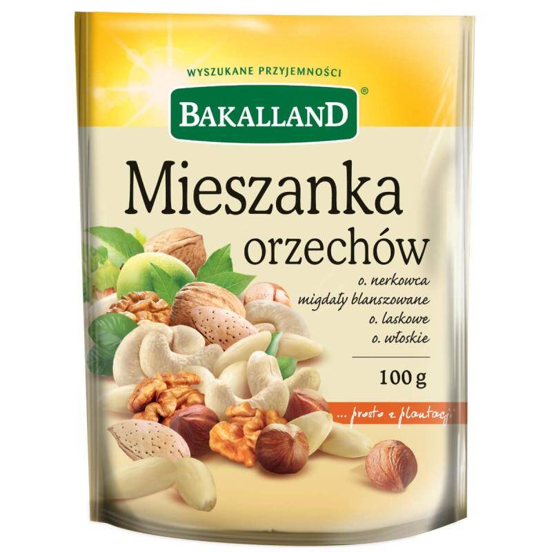 Mieszanka orzechów  Bakalland  100gr