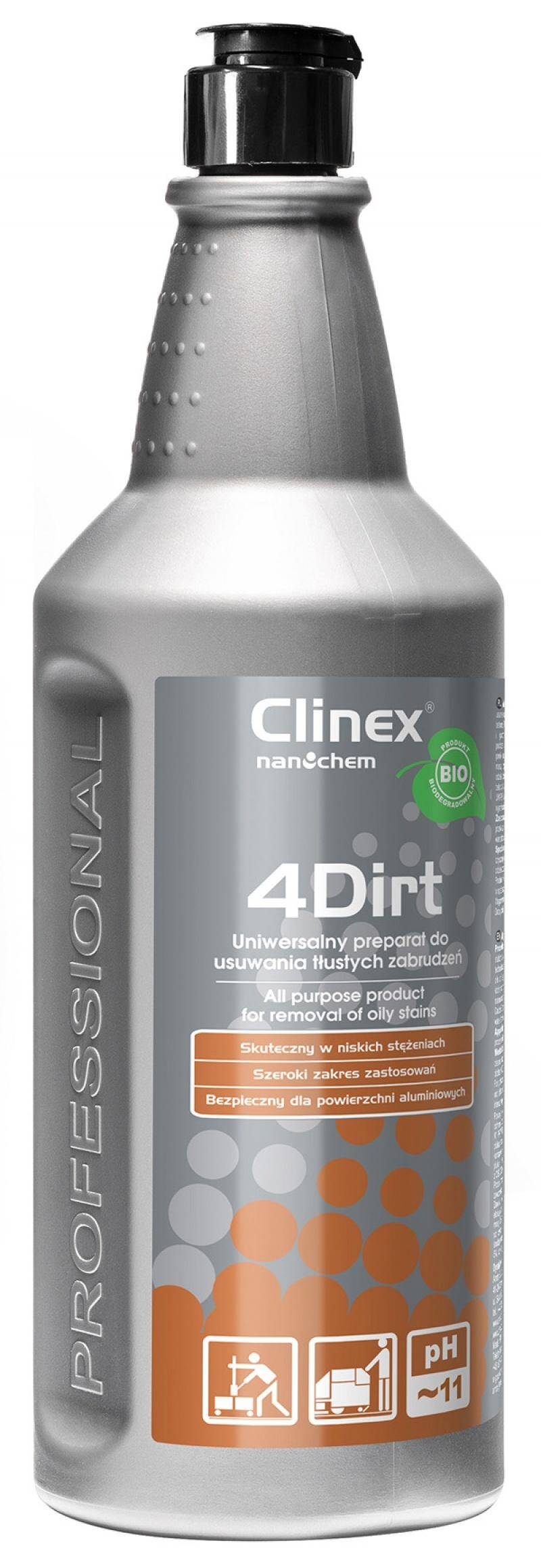 Preparat CLINEX 4Dirt 1L  do usuwania