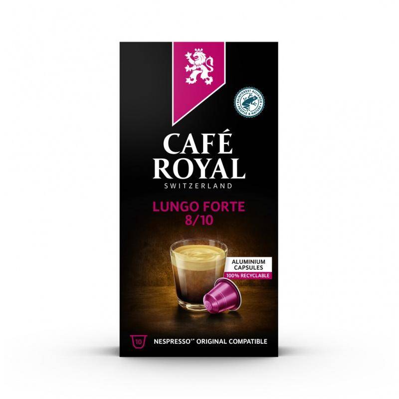 Kapsułki kawowe CAFE ROYAL LUNGO FORTE