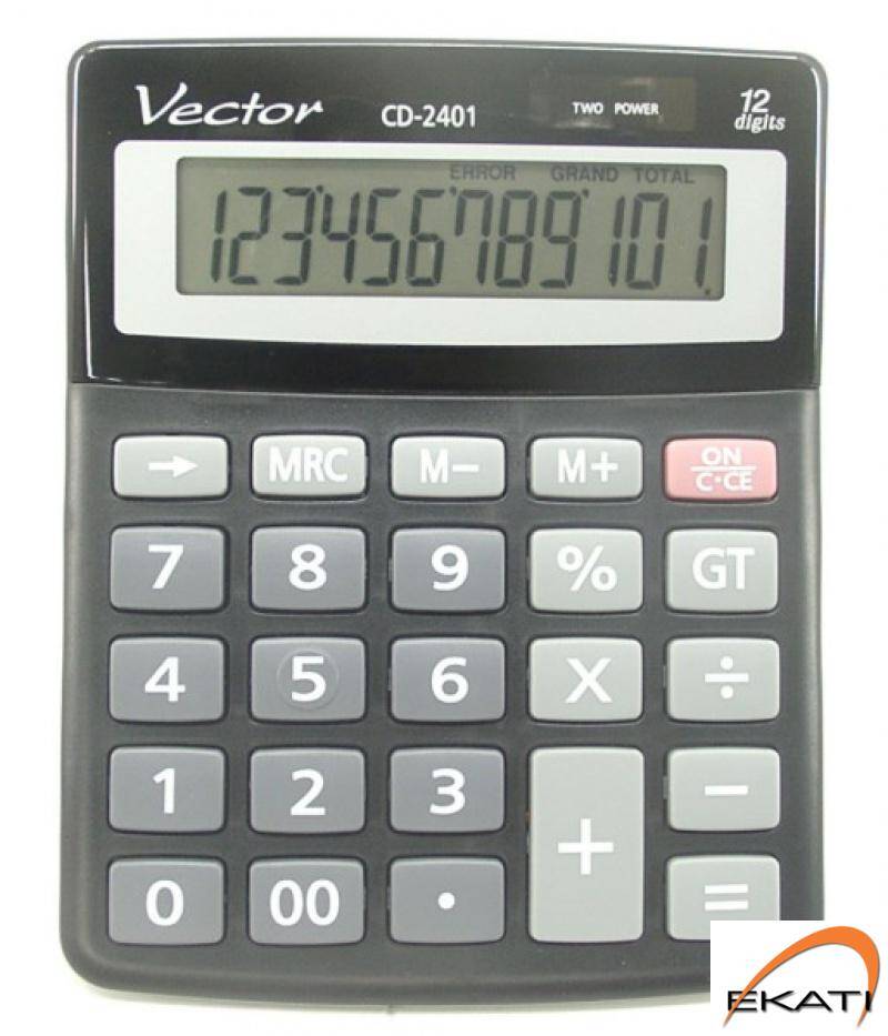 Kalkulator VECTOR CD-2401  12p