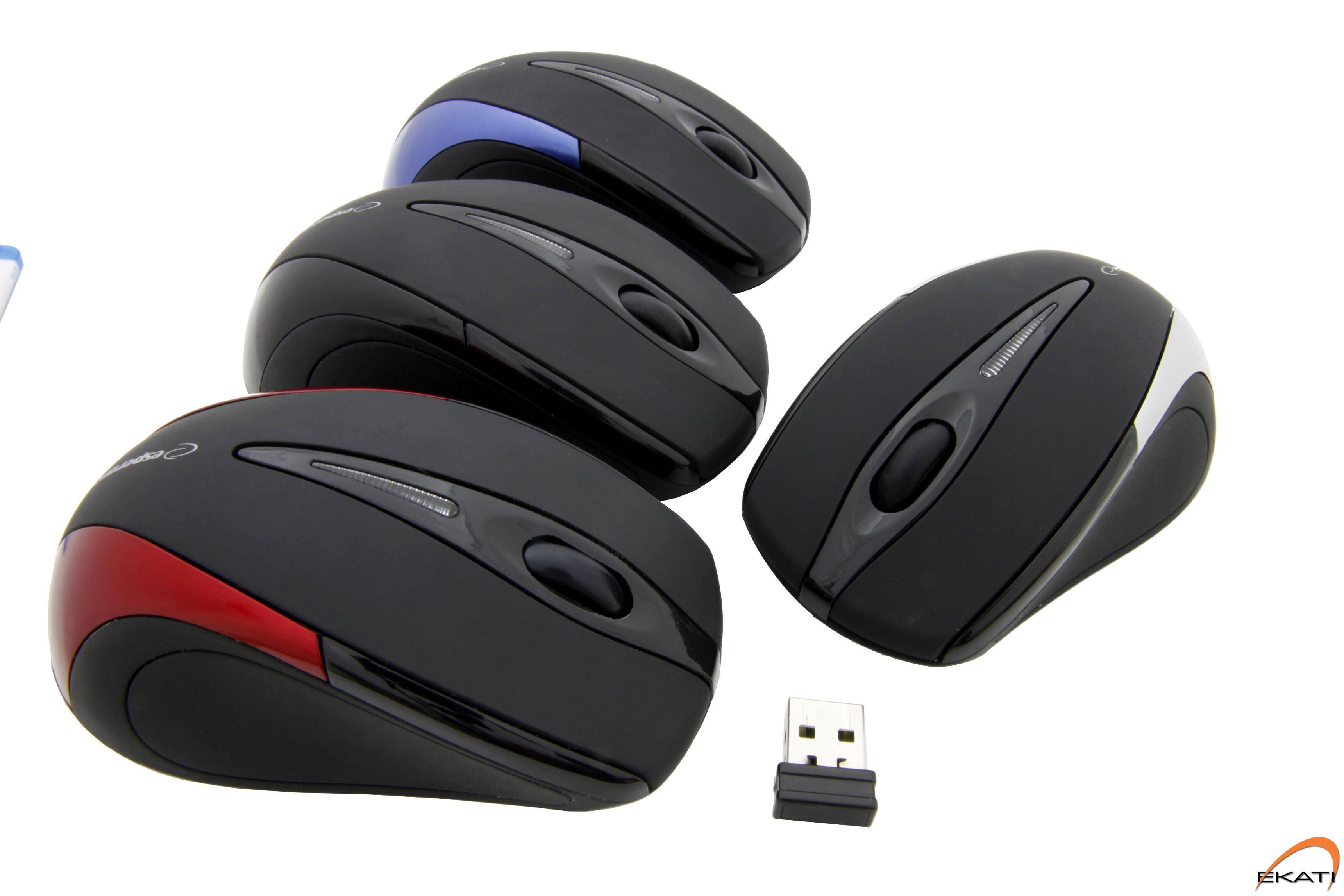 Mysz bezprzewodowa 24GHZ USB BLACK