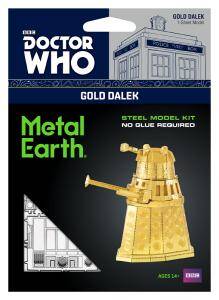 METAL EARTH DR WHO GOLD DALEK