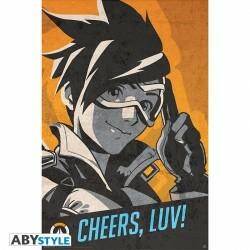 OVERWATCH POSTER TRACER CHEERS L 91,5X61