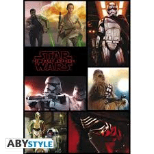 STAR WARS POSTER GROUPE ROULE FILME 98X6